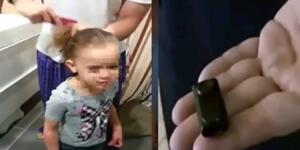 Kızının saçına dinleme cihazı yerleştirince