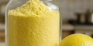 Limon tozu yapmak çok kolay:
