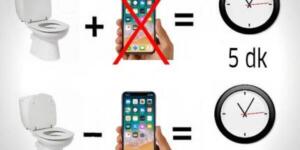 Telefonla Tuvalete Giriyorsanız Eğer Y’andınız..