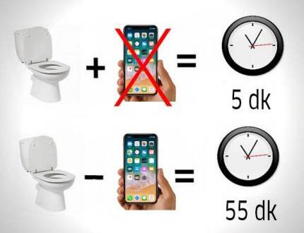 Telefonla Tuvalete Giriyorsanız Eğer Y’andınız..