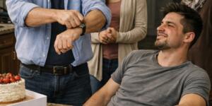 Doğum günümde babam içeri girdi,