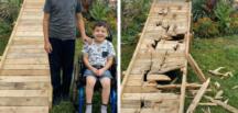 Oğlumun Engelli Komşumuz İçin Yaptığı Rampayı