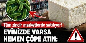 Marketlerde satılan peynirde