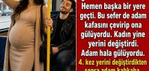 8 aylık h’am ıle bir kadın otobüse binmiş ve bir süre sonra karşısında oturan adamın kendisine güldüğünü fark etmiştir.