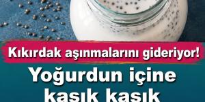 Kıkırdak aşınmalarını gideriyor! Yoğurdun içine kaşık kaşık ekleyin: Kemiklere kalsiyum işliyor, diz ağrılarını sıfırlıyor.