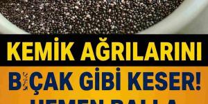 Bal ile karıştırıp her gün bir kaşık yerseniz kemik ve eklem a’ğrılarınızı son bulacak…