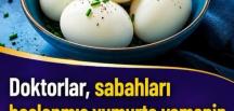 Doktorlar sabahları yumurta yemenin..