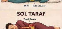 Sağ tarafınıza ya tarak uyuyorsanız d!kkat..