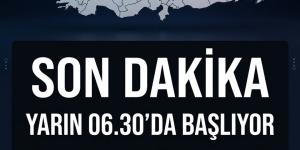 Sabah başlıyor…Hazırlıklı olun..